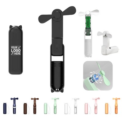 2-In-1 USB Rechargeable Portable Fan