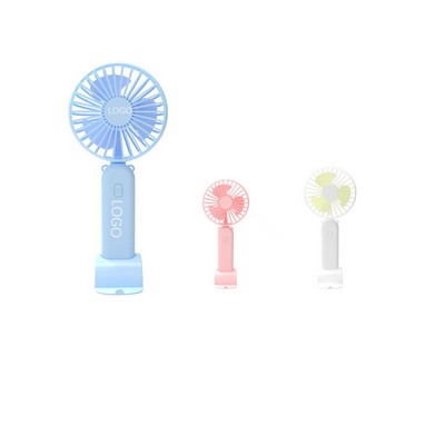 Portable Handheld Fan With Cell Phone Stand