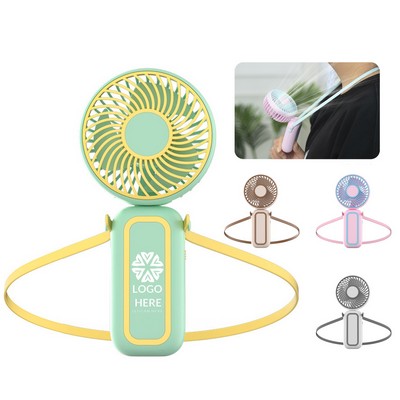 Powerful Quiet Foldable USB Cooling Fan with Lanyard