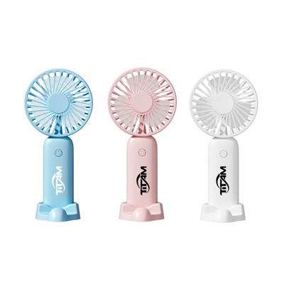 Mini USB Rechargeable Desktop And Handheld Fan