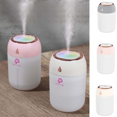 Usb Colorful Desktop Mini Humidifier 330ml