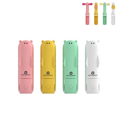 Mini Rechargeable Folding Fan