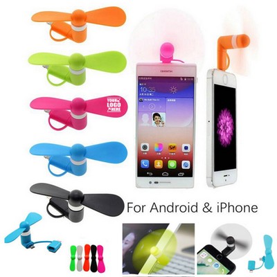 2" 1 Cell Phone USB Fan