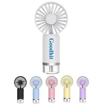 Rechargeable Handheld Portable Misting Fan