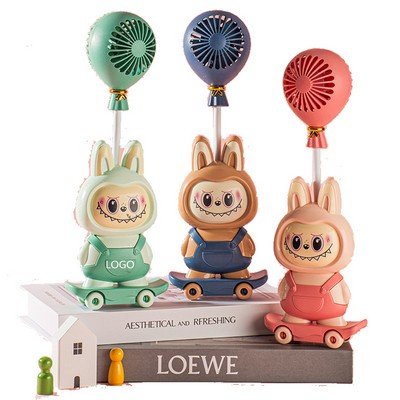 USB Charging Portable Electric Fan with Pencil Sharpener